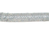 3/4" x 5 Yards Silver / AB Crystal Clsuter Iron-On Rhinestone Trim - Pack of 1