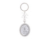 4.75" Silver Mis Quince Keychain with Crystals - Pack of 12