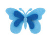 2 1/4" Two Toned Blue Felt Butterflies - 100 PCS