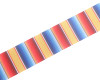1.5" x 50 Yard Mexican Serape Folklorico Satin Gift Ribbon - 1 Roll
