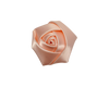 2" Peach Single Satin Rolled Rose Flower - Pack of 72 Rosettes