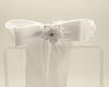 White First Communion Headpiece Silk Rhinestone Flower Wreath - Pack of 8