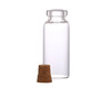 1 1/2" Clear Miniature Corked Glass Bottle Favors - Pack of 12