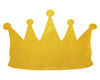 14" x 22" Gold Glitter Royal Crown Foam Banner - Pack of 12
