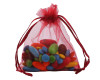 3"x 4" Scarlett Red Organza Sheer Gift Favor Bags - Pack of 144