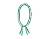 47" Emerald Green/White Braided Grosgrain Ribbon Graduation Lei - Pack of 6