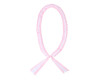 47" Pink/White Braided Grosgrain Ribbon Graduation Lei - Pack of 6
