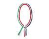 47" USA-Mexico Braided Grosgrain Ribbon Graduation Lei - Pack of 6