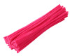 12" Hot Pink Chenille Stem DIY Craft Pipe Cleaner - Pack of 1000