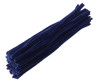 12" Navy Blue Chenille Stem DIY Craft Pipe Cleaner - Pack of 1000