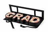 18" Black Fillable Grad Shaped Gift Box - Pack of 1