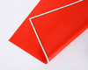 22 1/4"x22" Red Tricolor Black White Border Bouquet Paper - Pack of 20