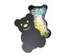 Set of Small & Large Black Bear Shaped Gift Boxes - Set of 2