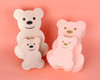 Set of Small & Large Rose Gold Bear Shaped Gift Boxes - Set of 2