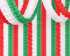 9ft Mexican Color Themed Paper Party Streamers - Pack of 12