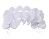 9ft White Paper Party Streamers - Pack of 12