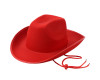15" Red Western Cowboy Cowgirl Plain Hat - Pack of 6