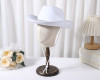 15" White Western Cowboy Cowgirl LED Rim Sparkly Trim Hat - Pack of 3