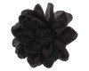 4" Black Satin Silk Knotted Center Rose Flower - Pack of 12