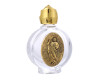 2 5/8" x 1 5/8" Glass Gold Accent Saint Jude Holy Water Bottle - Pack of 12