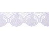 4 1/2" x 15 Yards White Our Lady of Guadalupe Venise Lace Trim
