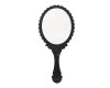 4 1/2"x 9 3/4" Black Portable Mis Quince Handheld Mirror - Pack of 12 Quinceanera Favors