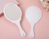4 1/2"x 9 3/4" White Portable Mis Quince Handheld Mirror - Pack of 12 Quinceanera Favors