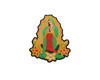 4 3/4" x 4" Gold Accent Our Lady of Guadalupe Sequin Religious Patch - Pack of 12