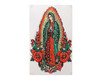 4 3/4" x 4" Red Accent Our Lady of Guadalupe Religious Patch - Pack of 12