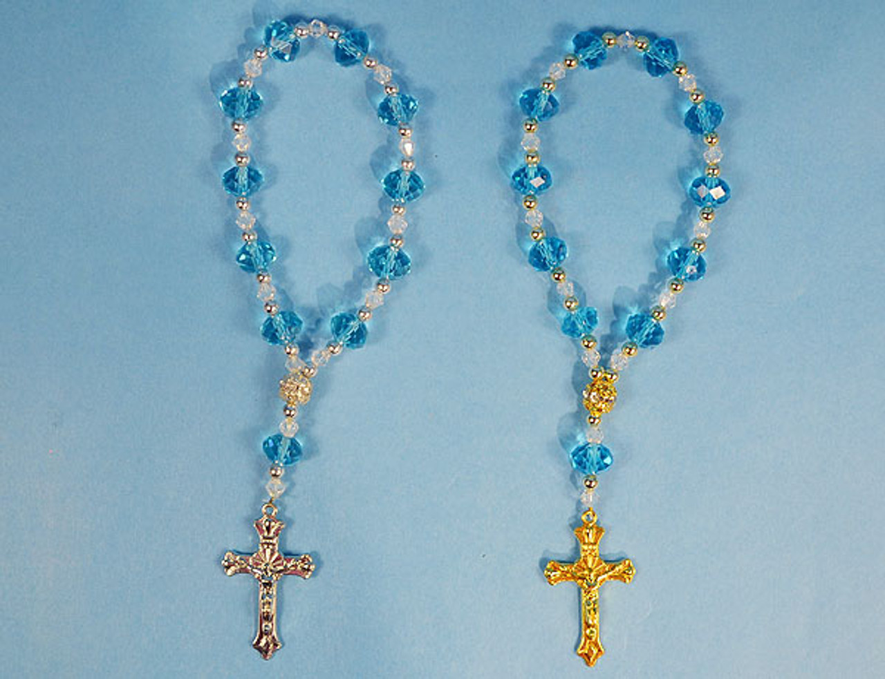 Genuine Turquoise Rosary Bracelet - Catholic Gifts & Books