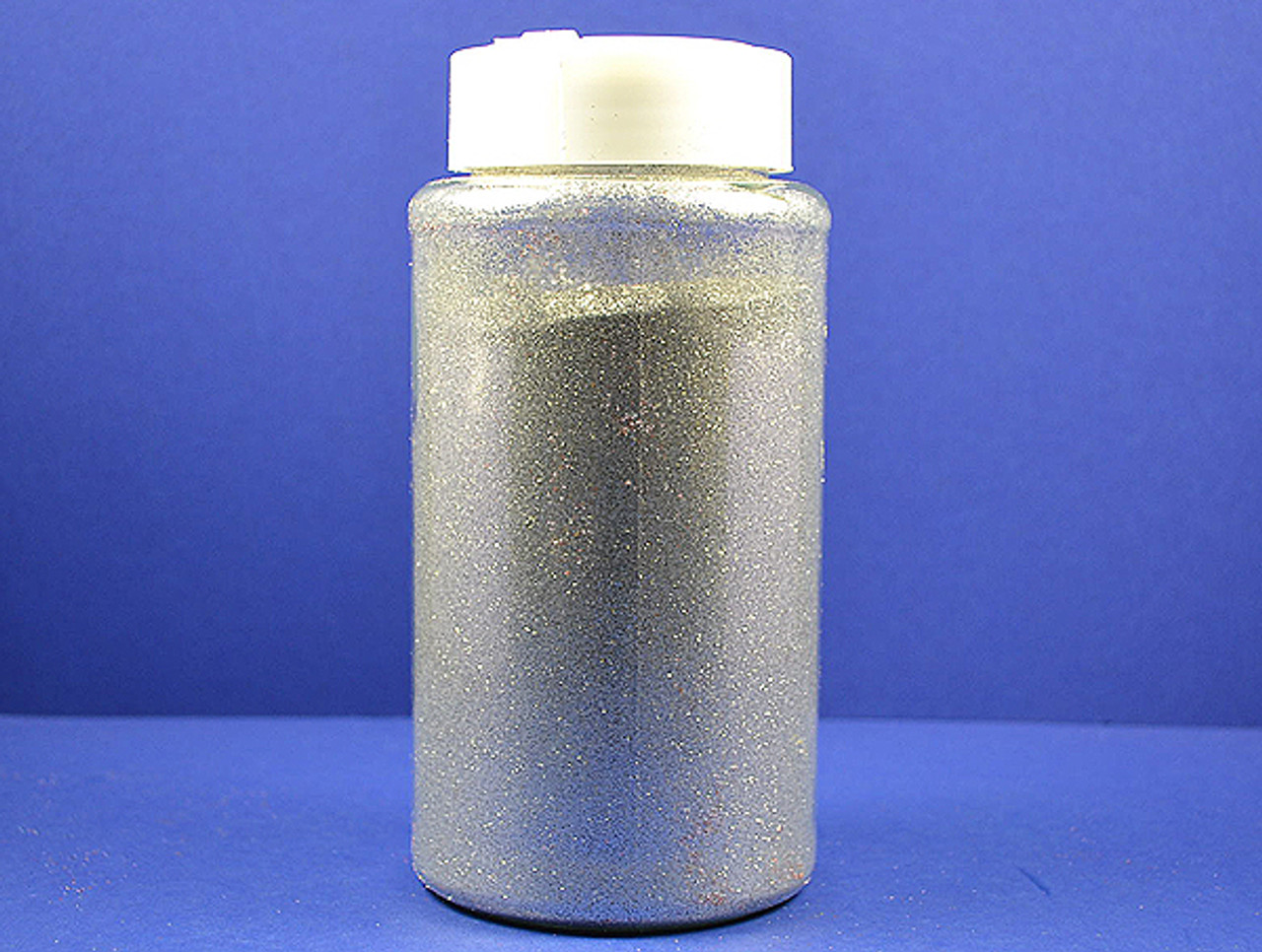 4 x 1-Pound Bottle Silver Polyester Craft Glitter (64 Ounces) - CB Flowers  & Crafts