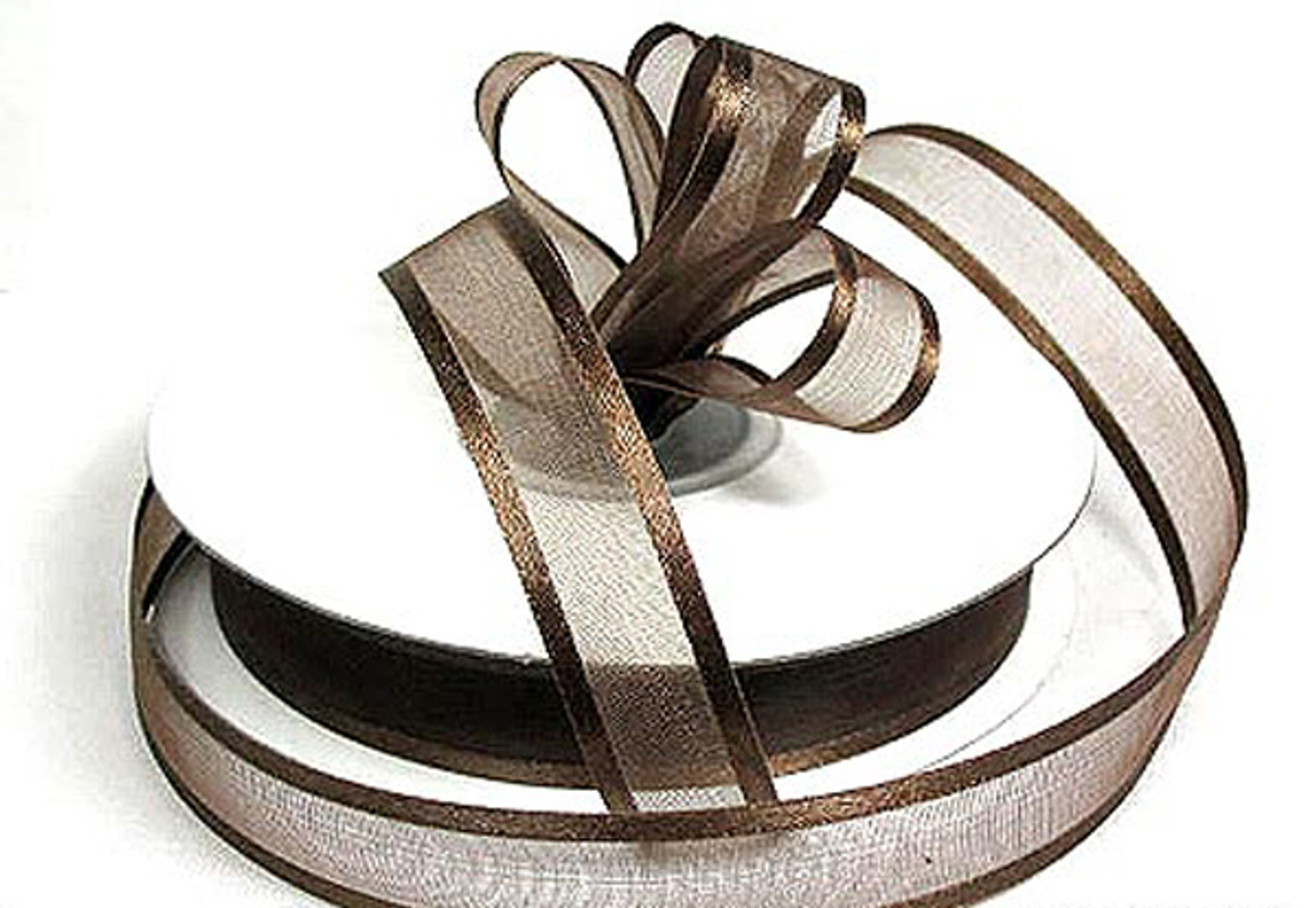 1.5 Organza Ribbon with Satin Edge - Pack of 5 Rolls