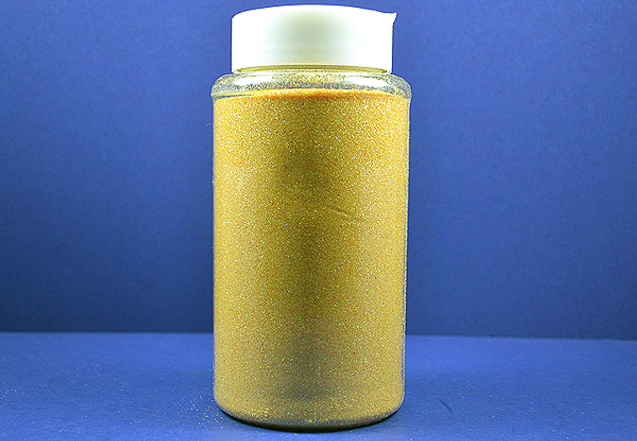 4 x 1-Pound Bottle Gold Yellow Polyester Craft Glitter (64 Ounces) - CB  Flowers & Crafts