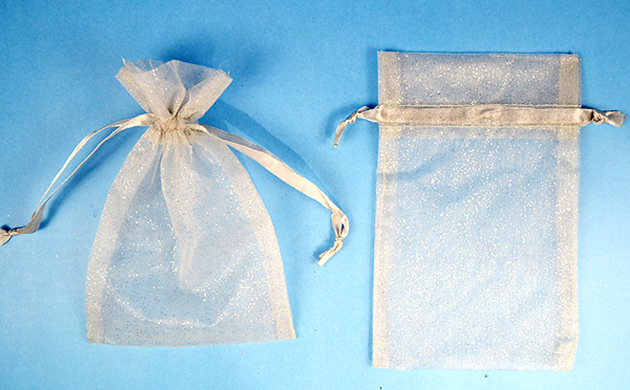 Organza Bags 3x4, Favor Bags or Gift Bags, Drawstring Jewelry Pouch -  PlumPolkaDot