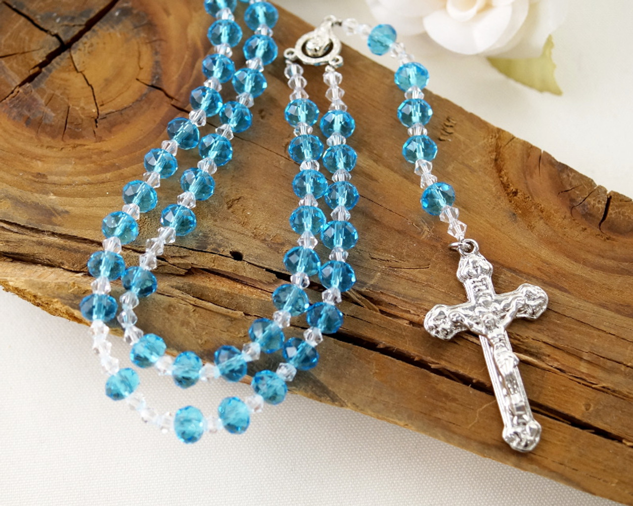 Rosary of Love - Swarovski Crystal Pearls - Catholic Gifts – My