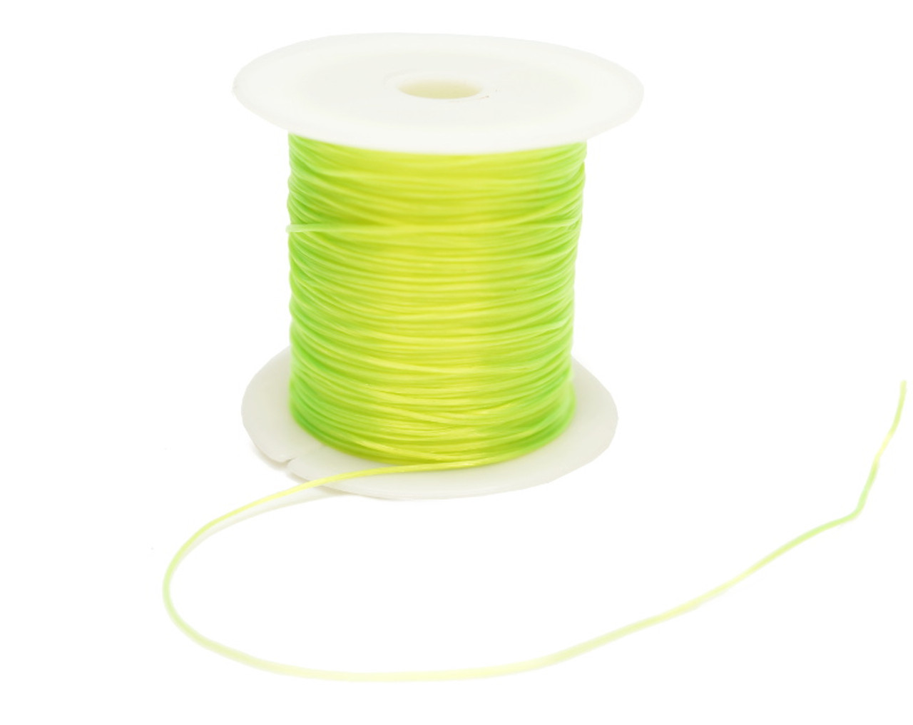 8 Yards Apple Green Strong & Stretchy Elastic Thread - Pack of 25 Spools