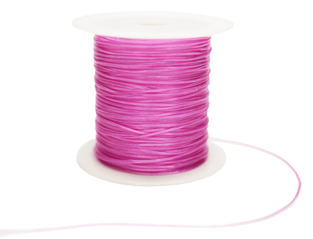 8 Yards Strong & Stretchy Clear Elastic Thread - Pack of 25 Spools - CB  Flowers & Crafts