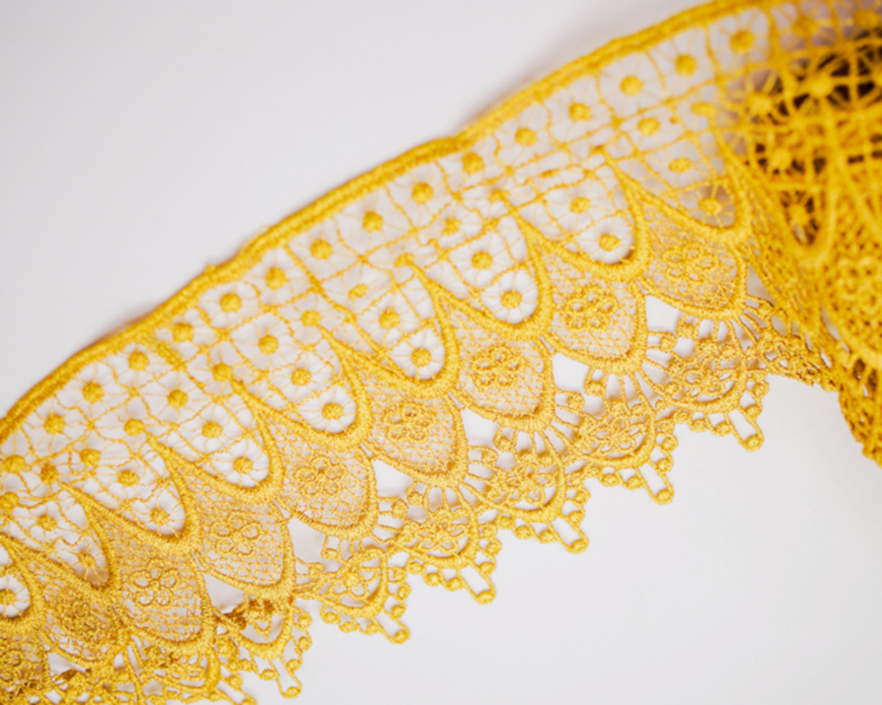 Gold Venice Lace Victorian Sewing Trim