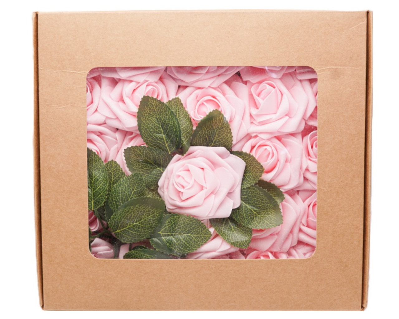 Foam PE Artificial Roses with Stems for Flower Arrangement - Box of 25 –  BBJ WRAPS