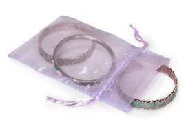 4"x6" Lavender Organza Sheer Gift Favor Bags - Pack of 144