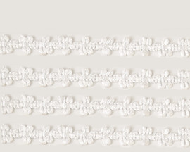 1/2" x 25 Yards All White French Rococo Ribbon Trim - Pack of 5