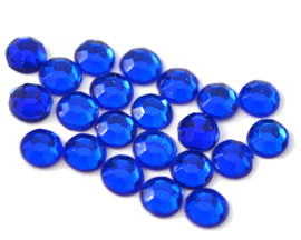 Royal Blue  4mm SS16  Wholesale Flat Back Acrylic Rhinestones - Pack of 1,000 Pieces