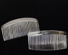 5.5" Clear Plastic Hair Comb - Pack of 72 Side Combs