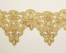 Buy Narrow Scalloped Edge Venice Lace Trim, 3/8 1 Cm Wide, Ivory