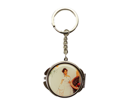 12 QUINCEANERA PARTY FAVORS RECUERDOS DE QUINCEANERA WOOD KEYCHAIN White BAG