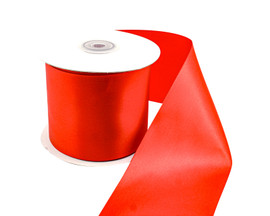 3"x 25 yards Red Single Face Satin Gift Ribbon - Pack of 3