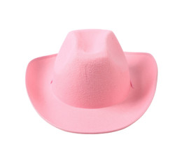 15" Pink Western Cowboy Cowgirl Plain Hat - Pack of 6