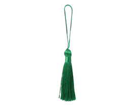 3" Long Emerald Green 300 Count String Graduation Tassel - Pack of 100