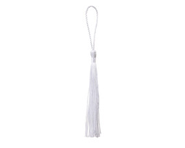 3" Long White 70 Count String Graduation Tassel - Pack of 100