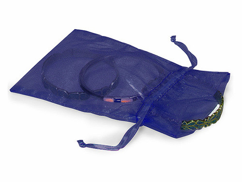 4"x6" Navy Blue Organza Sheer Gift Favor Bags - Pack of 144